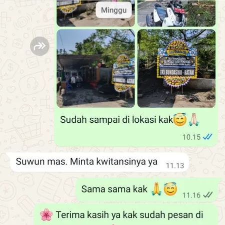 Pengiriman Papan Bunga Duka Kaligawe Pedan