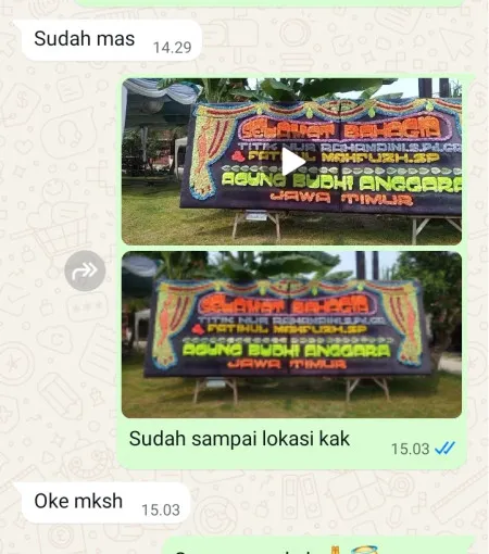 Pengiriman Papan Bunga Kaligawe Pedan