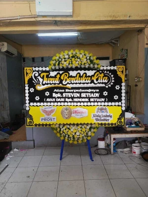 Papan Bunga di Kaligawe Pedan