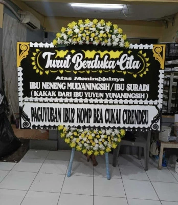Papan Bunga di Kaligawe Pedan